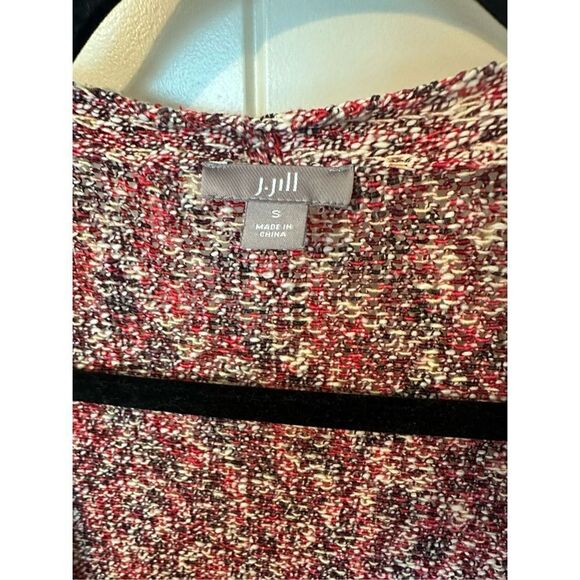 J. Jill Open Front Knit Textured Colorful Women’s Cardigan Size S - Picture 6 of 9